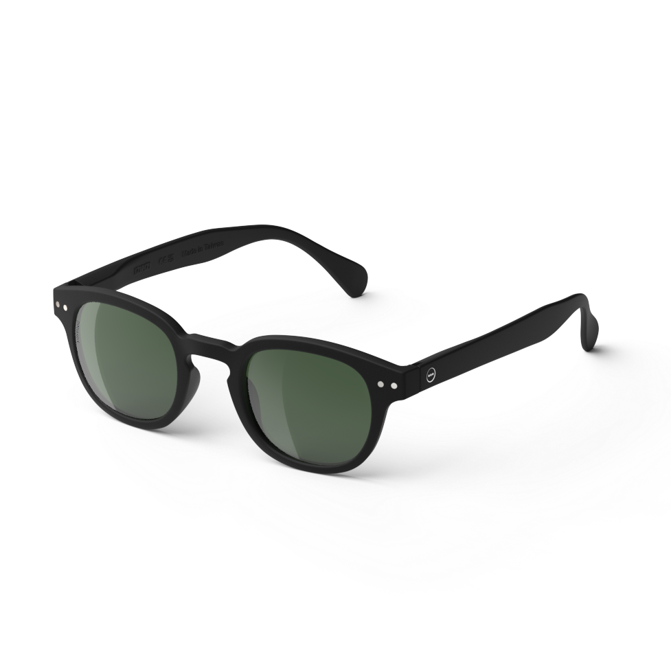 Izipizi Sunglasses #C Polarized Black Side View
