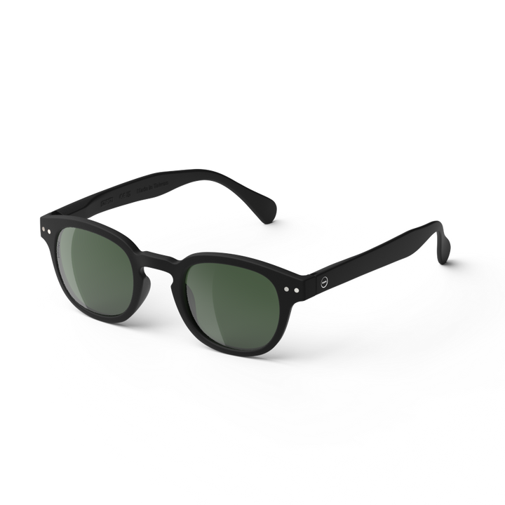 Izipizi Sunglasses #C Polarized Black Side View