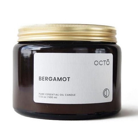 Octo Candles Bergamot Candle 500ml Main View