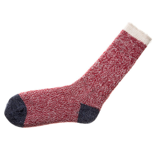 Patapaca Melange Socks Rojo Plata Detail Image