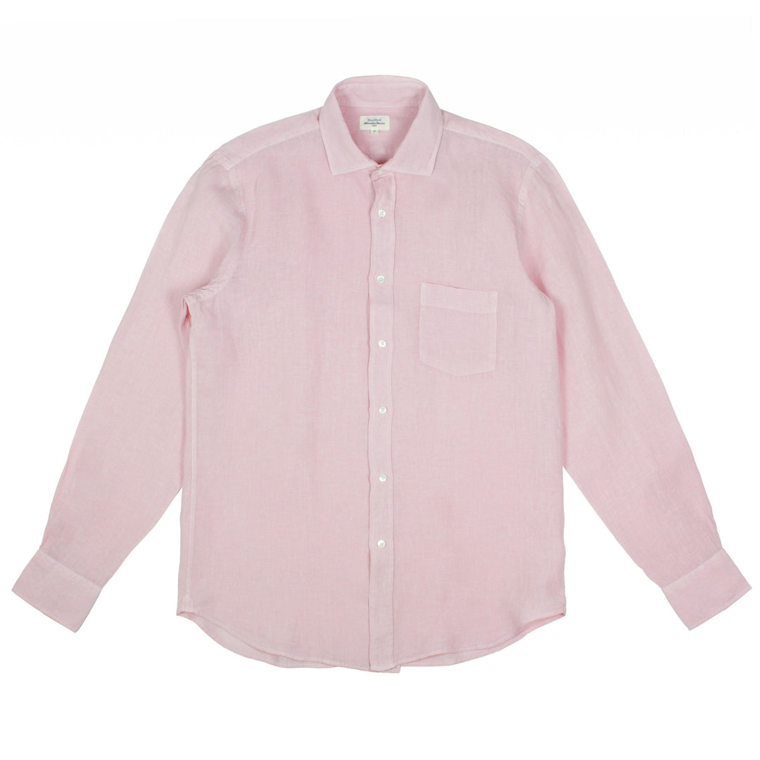 Paul Pat Linen Shirt Faded Pink