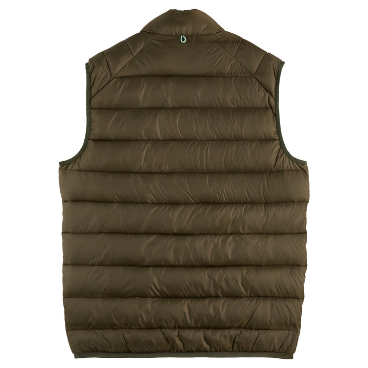 Scotch & Soda Lightweight Quilted Bodywarmer Military Back View