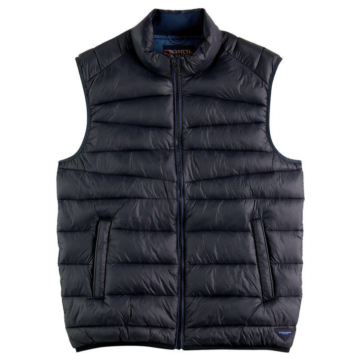 Scotch & Soda Lightweight Quilted Bodywarmer Night Front View