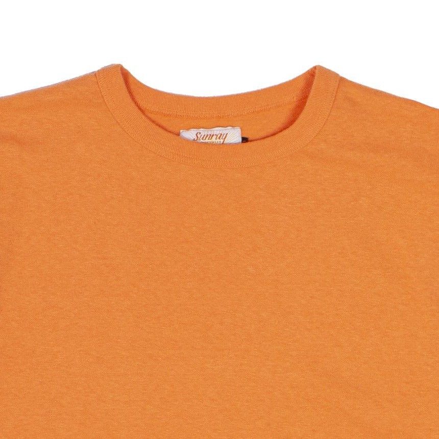 Sunray Sportswear Haleiwa Tee Persimmon Orange Close Up Image