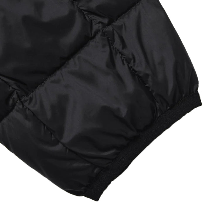 Taion High Neck Down Jacket Navy Cuff Detail Image