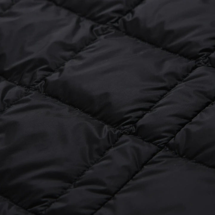 Taion V Neck Down Vest Black Fabric Image