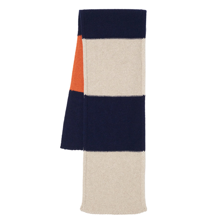 Universal Works Stripe Scarf In Mixed Eco Wool Mixed Main Image