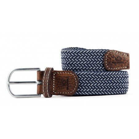 BillyBelt Bogota Woven Belt Blue / White - Merchant Menswear