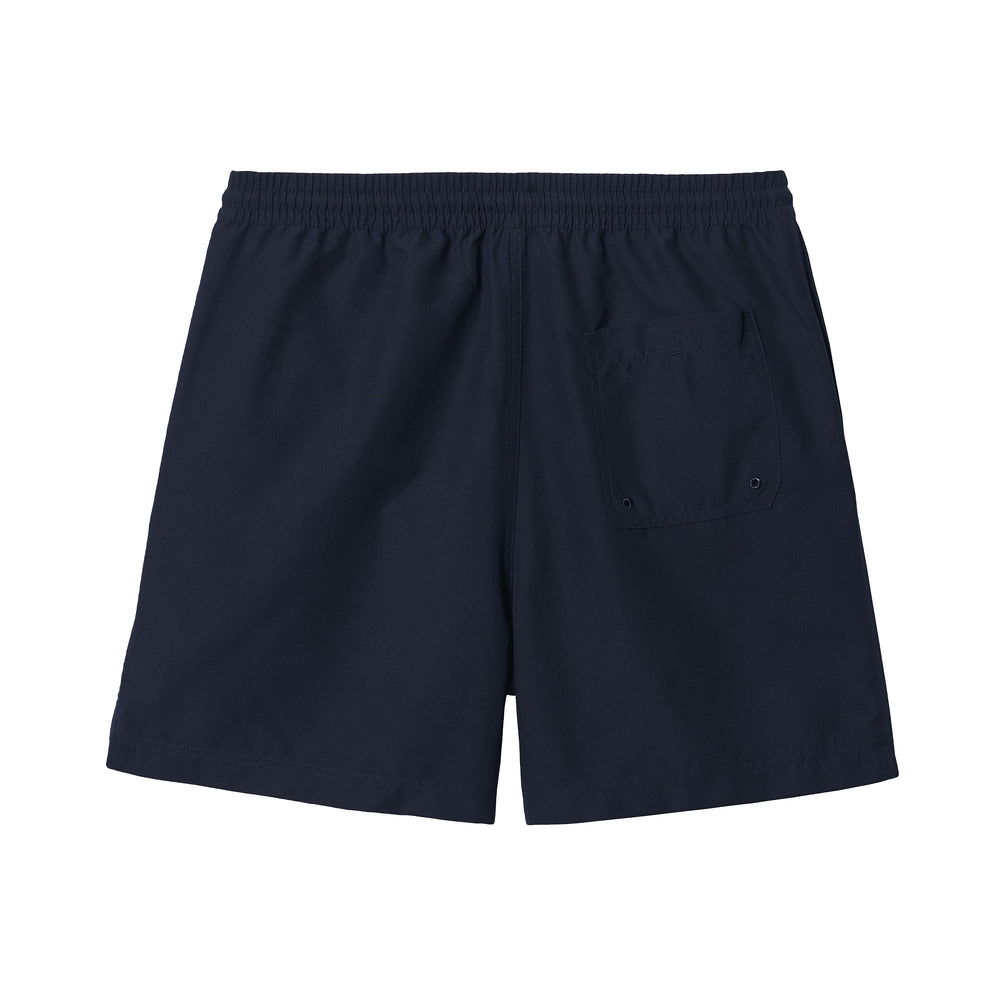 Carhartt WIP Chase Swim Trunks Navy/Gold Back View