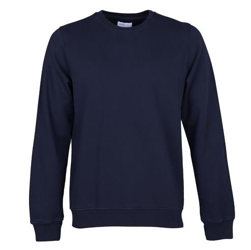 Classic Organic Crew Navy Blue - Merchant Menswear