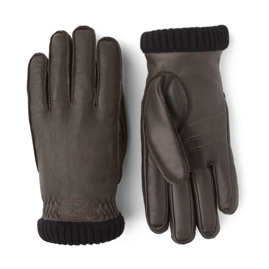 Deerskin Primaloft Glove Dark Brown Dark Brown - Merchant Menswear