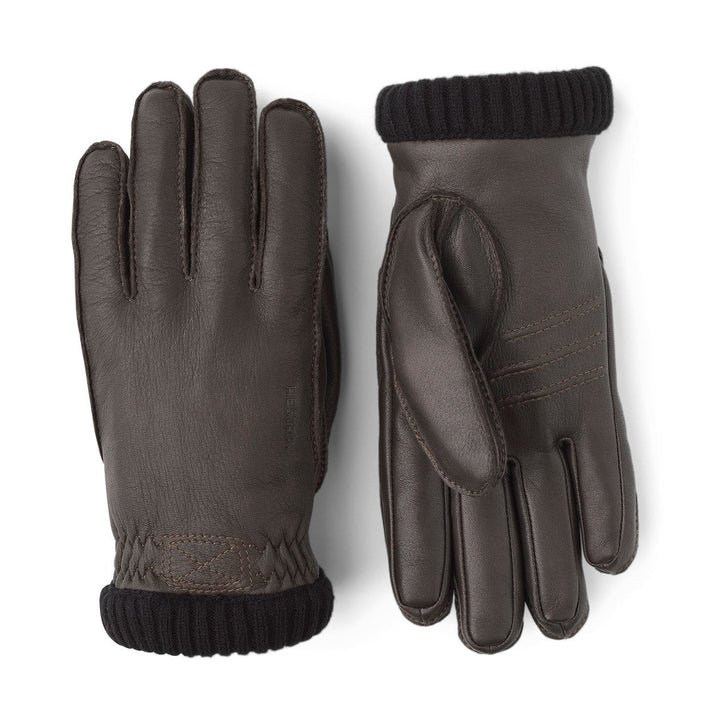 Deerskin Primaloft Glove Dark Brown Dark Brown - Merchant Menswear