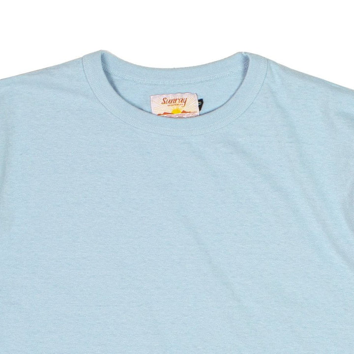 Haleiwa Tee Duck Egg Blue - Merchant Menswear