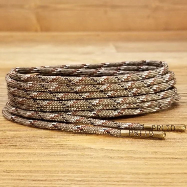 Paracord Laces Desert Camo 48" Length - Merchant Menswear