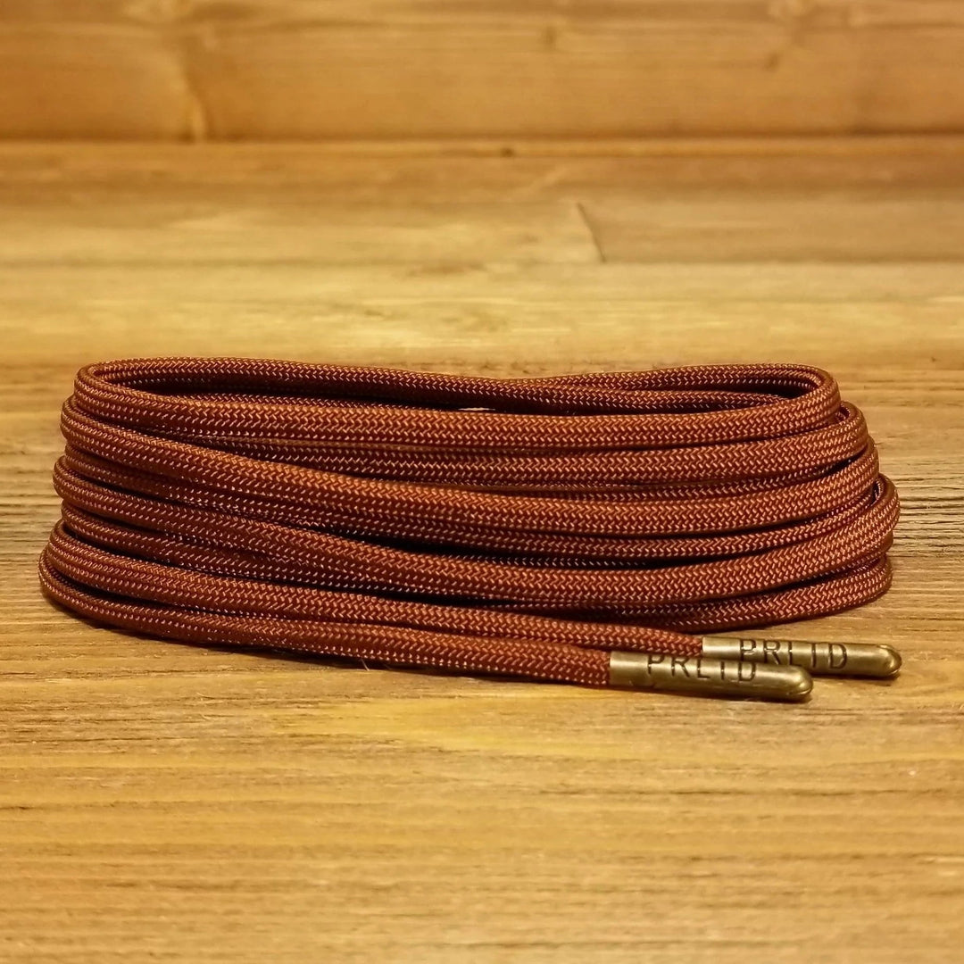 Paracord Laces Rust 48" Length - Merchant Menswear