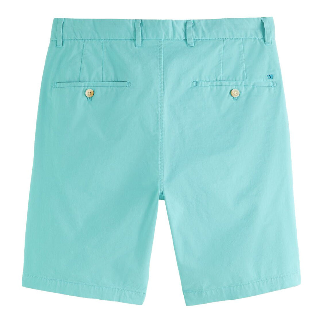 Stuart Pima Cotton Shorts Azure - Merchant Menswear